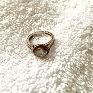 Old vintage sterling silver ring
